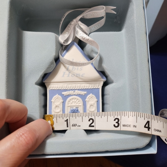 Wedgewood UK Collectible "Bless this Home" Ornament. In Box. - Picture 2 of 7